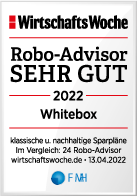 WirtschaftsWoche - Robo Advisor SEHR GUT 2022