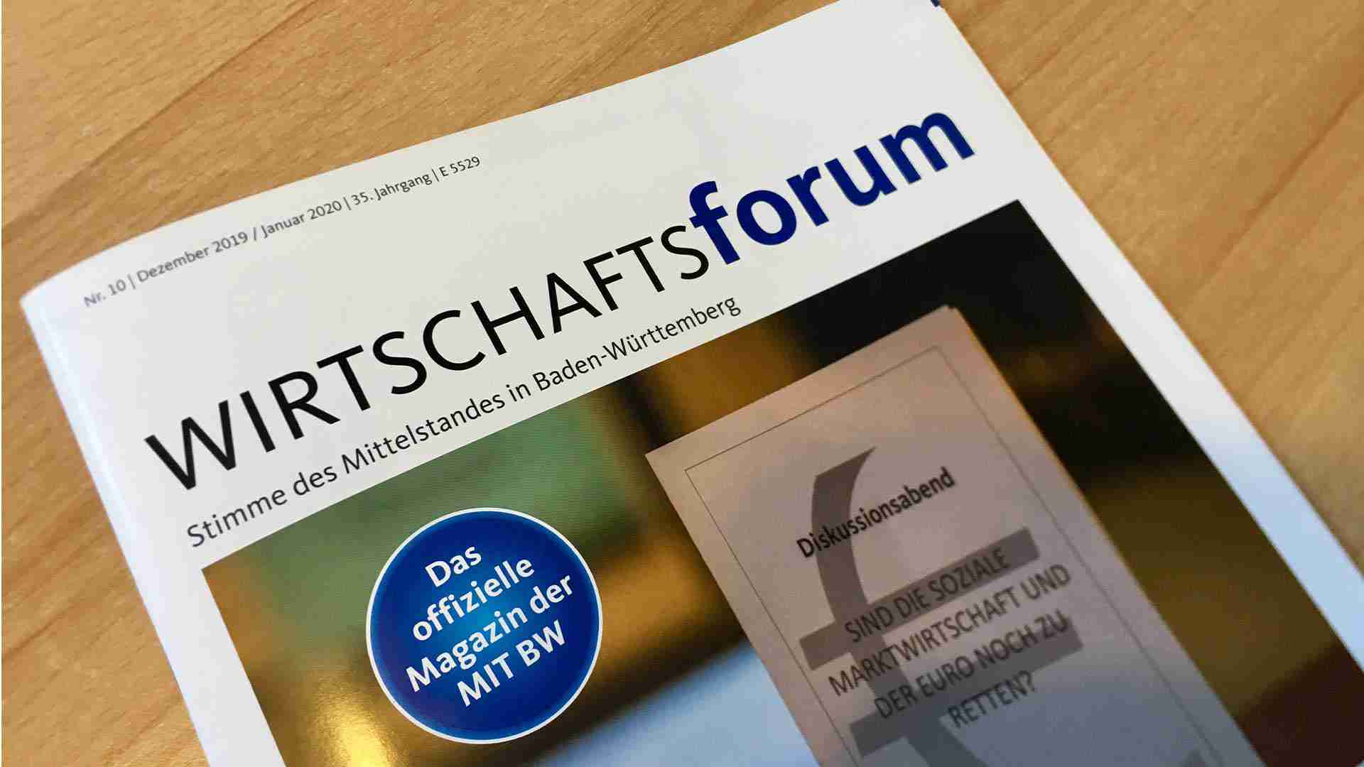 Interview Salome Preiswerk - Wirtschaftsforum 10/2019